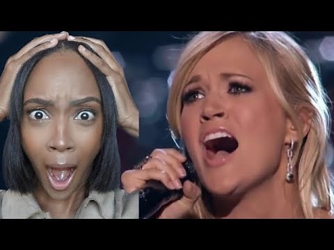 FIRST TIME REACTING TO | CARRIE UNDERWOOD "HOW GREAT THOU ART" REACTION