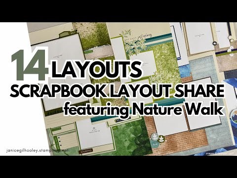14 Layouts Perfect for Outdoor Adventures - 1 Paper Pack | Nature Walk Paper + Sticker Sheet