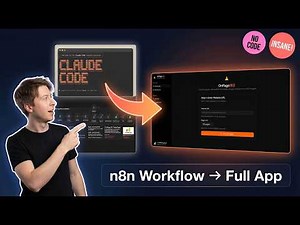 From n8n workflow to full app with Claude Code