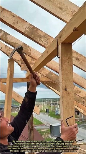 Genius Timber Framing Hack: Fast Beam Alignment Trick You Need to See!
