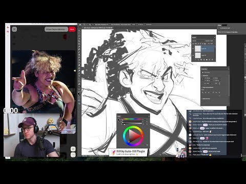 Stylized art study and chatting! ✏️