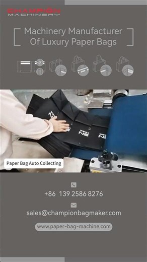 Fully Automatic Paper Bag Bottom Folding & Gluing in One!