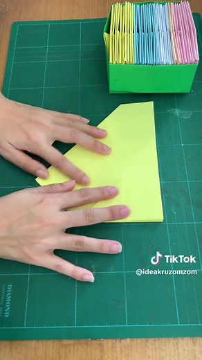 DIY กระดาษพับง่าย ทำกล่องเก็บของน่ารักๆ