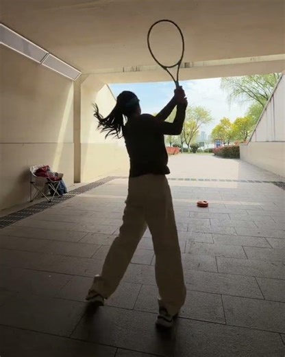 📌 Practice tennis anywhere Tennis Self Training Tool ( # 802 ) ⁨@MaviGadgets⁩
