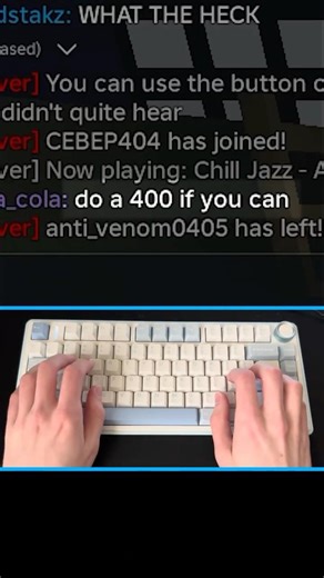 He made me type 400 WPM 💀