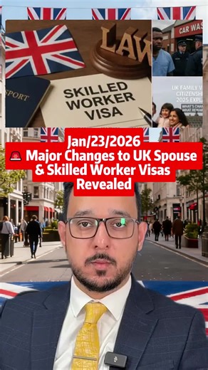 Important Updates on UK Spouse and Skilled Worker Visas