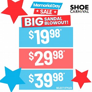 64K views · 18 shares | This sale's worth the extra day off. Shop the shoes that’ll own your summer. | Shoe Carnival | Facebook