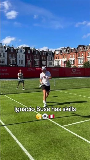 This is impressive 😮‍💨 Via Ignacio Buse / Instagram #tennis #soccer #football #worldcup