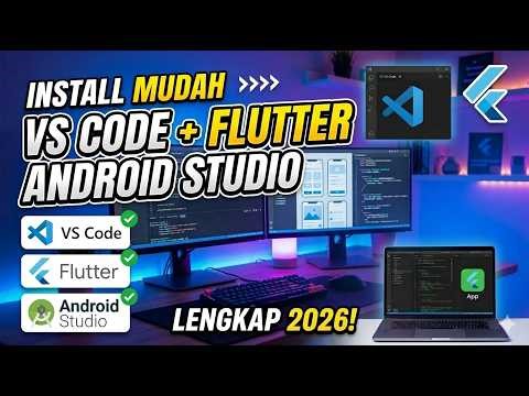 PEMROGRAMAN MOBILE 1!Tutorial Installasi Visual Studio Code, Android Studio Dan Flutter Kel Gang5Tar