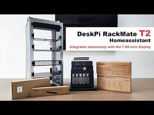 DeskPi Rackmate T2 Home Assistant Integrates seamlessly with the 7.84-inch display