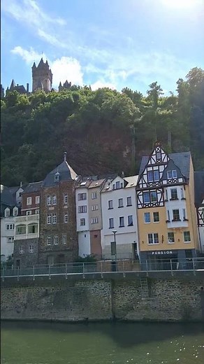 Sailing on the Mosel River by Cochem, Germany #travel #germanytourism
