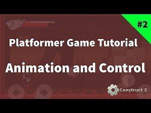 TUTORIAL CONSTRUCT 2 - Platformer Game Tutorial #2 Animation and Control