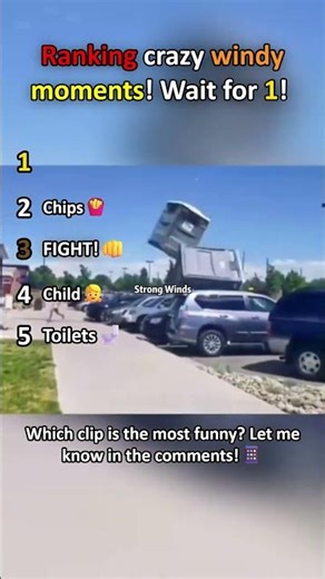 Ranking These Crazy Wind Moments 💀 #shorts #funny #viral #fails