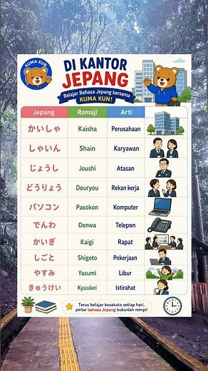 10 Kata Wajib Tahu! Kosakata Kantor Bahasa Jepang 😱✅