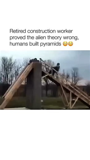 ridereels💨™ on Instagram: "Wally Wallington, a retired construction worker, demonstrated that multi-ton stone blocks can be moved and positioned using only simple machines. With setups based on leverage, counterweights, and balance, he showed that stones weighing several tons can be rocked, rotated, lifted, and shifted with slow, controlled movements—not by overpowering weight, but by keeping the load near a tipping point where gravity does most of the work. This offers a realistic explanation 