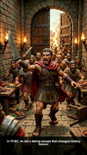 The Story of Spartacus | The Gladiator Who Defied Rome ⚔️ #history #facts