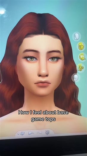 Opinions on base game tops in The Sims 4