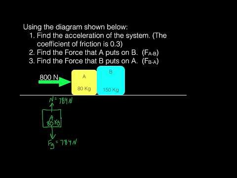 2 Body Force Problems (Video Physics)