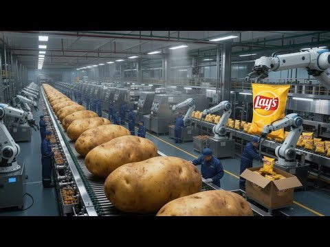 Inside the World's Largest Lay's Factory: From Potato Farm to Billion-Dollar Chips