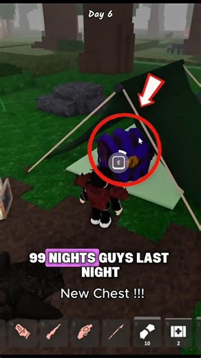 New Corruption Chest in 99 Nights in the Forest #roblox