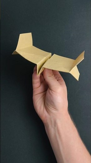 Easy Flying Paper Plane #origami #diy
