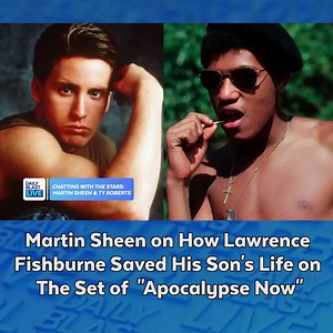 We spoke to legendary actor Martin Sheen about an event that happened while filming "Apocolypse Now." Lawrence Fishburne saved his son from drowning on the set of the movie, and didn't tell Sheen until decades later. Click here to watch the full interview: https://bit.ly/3iHet44 | Daily Blast LIVE