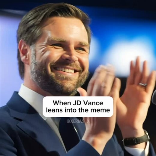 The JD Vance meme is immortal 😎 #ai #fyp #viral #meme #legend | Xerias