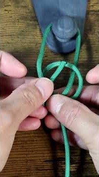 Bowline Knot: Slow-Paced Tutorial for Beginners (Short Version) #RopeWork #knot #HowToTie