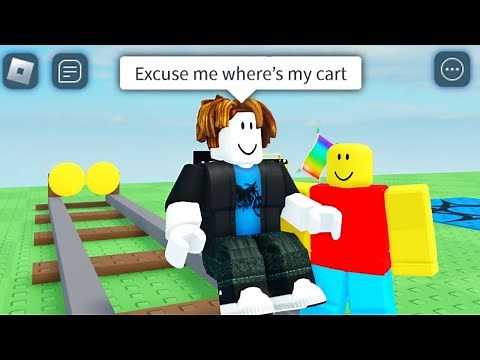 Roblox Cart Ride - Funny Moments / Dumb edits (Admin) #4