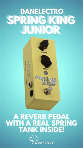 DeathCloud | Big spring reverb, small footprint! 🌊 The Danelectro Spring King Junior packs authentic spring tank vibes into a compact,... | Instagram