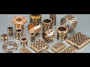 custom-made oilless graphite sliding bearing & bush, slide plate