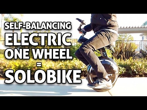 One Wheel "eBike" Self-balancing Scooter! SoloBike REVIEW