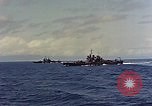 June 10, 1943 – Pacific Theater: The USS Helena (CL-50) and the USS St. Louis (CL-49) fire guns in the South West Pacific theater of World War II.