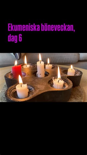 @gamlestaden.svky on Instagram: "Be med mig (Sara) idag. Vi bekänner med tro och tillber dig, kärleksfulle Fader, för du är i himlen bortom alla ord, och på jorden bortom allt förstånd, genom din Son, Jesus Kristus. Med din ömma omsorg är du alltings början och fullbordan. Ära vare dig i evighet, Fader, med Sonen och den heliga Anden. Amen. Just nu (18/1-25/1) pågår den ekumeniska böneveckan. Kristna över hela världen och från olika kyrkor och samfund ber tillsammans. Året böner är skrivna av ky