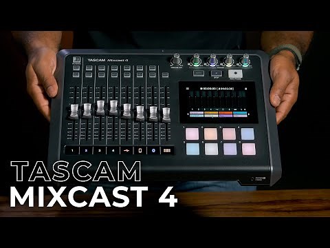 TASCAM Mixcast 4: An All-in-One Podcasting Station! | First Look
