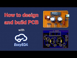 EasyEDA - Free Schematic & PCB Design | Home Made PCB | TDA1517P Amplifier