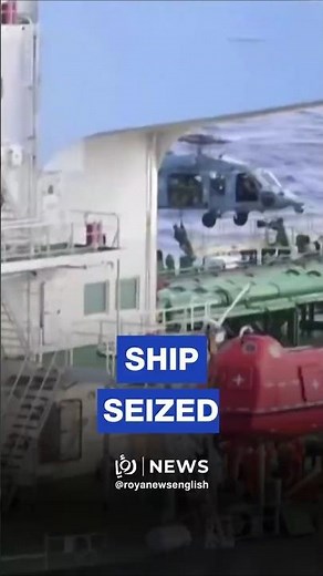 Images show US forces seizing ship in Indian Ocean
