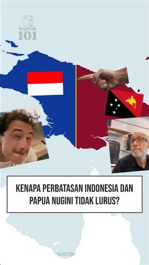 The Reason Why the Border Between Indonesia and Papua New Guinea Isn't Straight #history