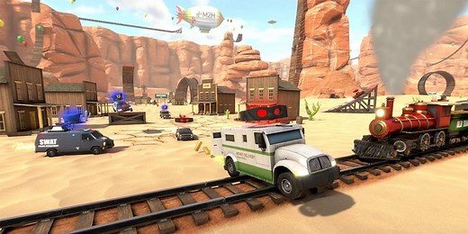 Crash Drive 3 is a new arcade stunt racer out now for iOS and Android