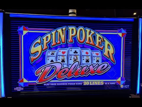 Vegas Advantage Plays Spin Poker Deluxe at Rio