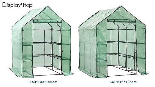Detailed assembly steps for the greenhouse.