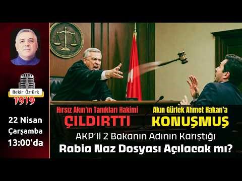 Will Akın Gürlek have Süleyman Soylu and Nurettin Canikli arrested?