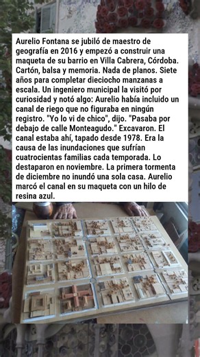 UNA MAQUETA DE CARTÓN RESOLVIÓ LAS INUNDACIONES 🏘️🧠💧