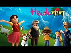 হেইডি 🏔️ | একটি হৃদয়ছোঁয়া রূপকথার গল্প | Heidi Bangla Story | Bangla Fairy Tale | KishorToonBD