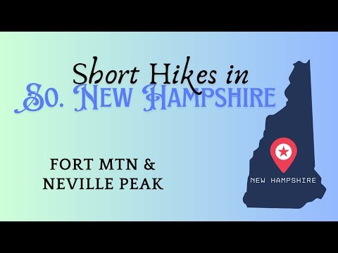Short Hikes in Southern New Hampshire | Fort Mtn. & Neville Peak | Epsom Town Forest