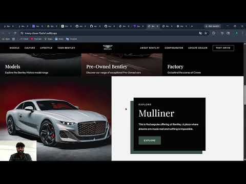 bentley Clone Using HTML and CSS