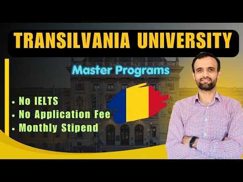 Transilvania University Romania Admission 2026 | Fully Funded Master Scholarship (No IELTS Required)