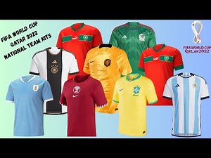 All FIFA World Cup 2022 Kits Revealed! | Qatar 2022 National Team Jerseys (Home & Away)