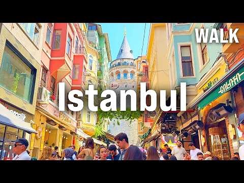 ISTANBUL Walking Tour | Turkey Walk Tour with Captions [4K/60fps]