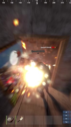 I Trapped a Rust Cheater’s Airlock with Landmines #rust #rustgame #RustGaming #rustadmin #camomo